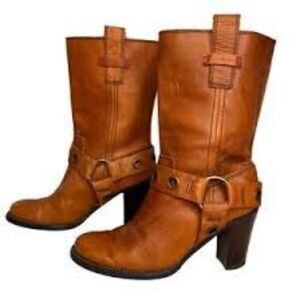 Tommy Hilfiger Brown Heeled Boots